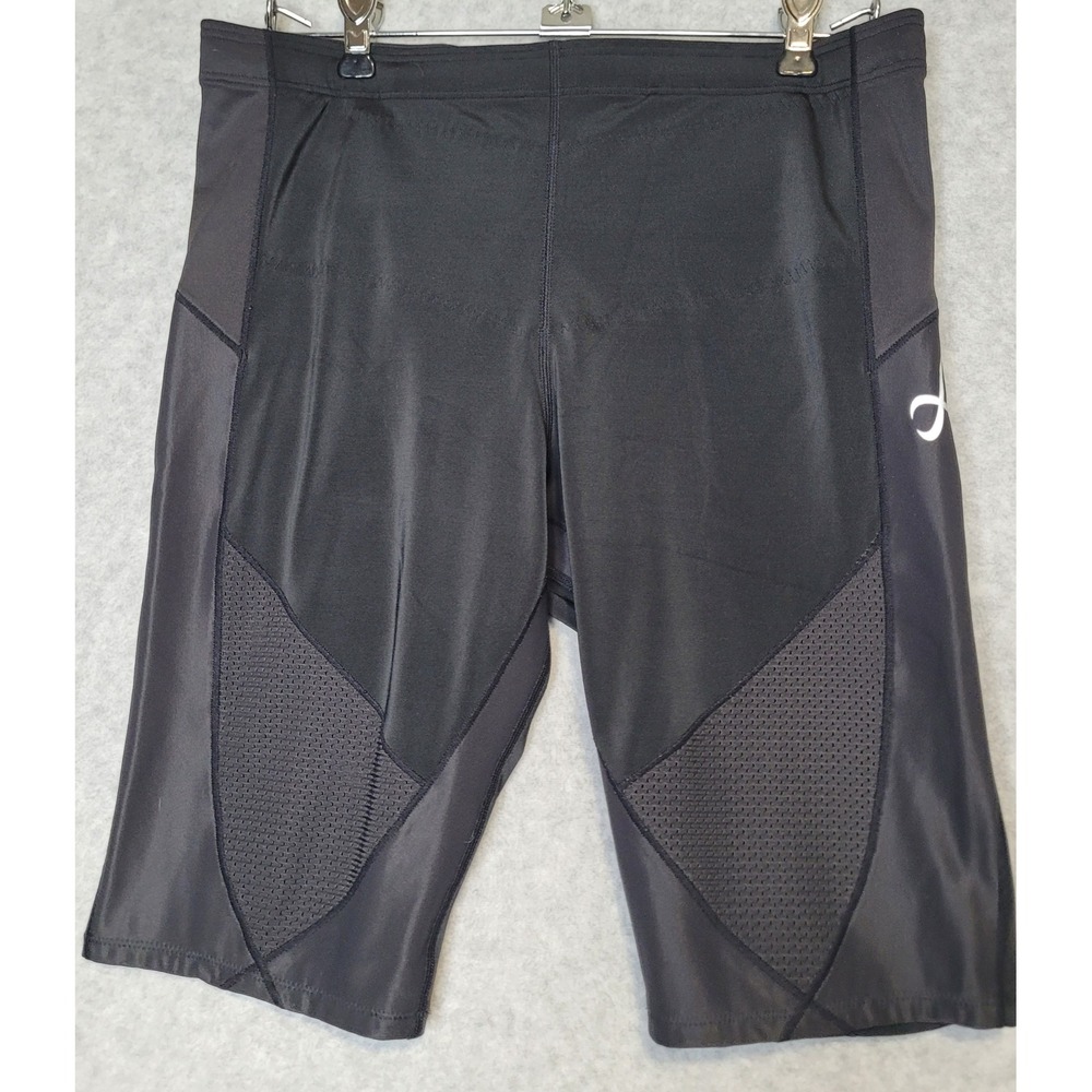 CW-X Stabilyx Mens Black Compression Shorts Style 227805 Size XL Running Cycling